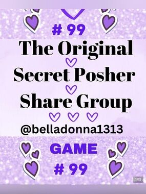 Featured on The Original Secret Posher Game. Hosted @belladonna1313